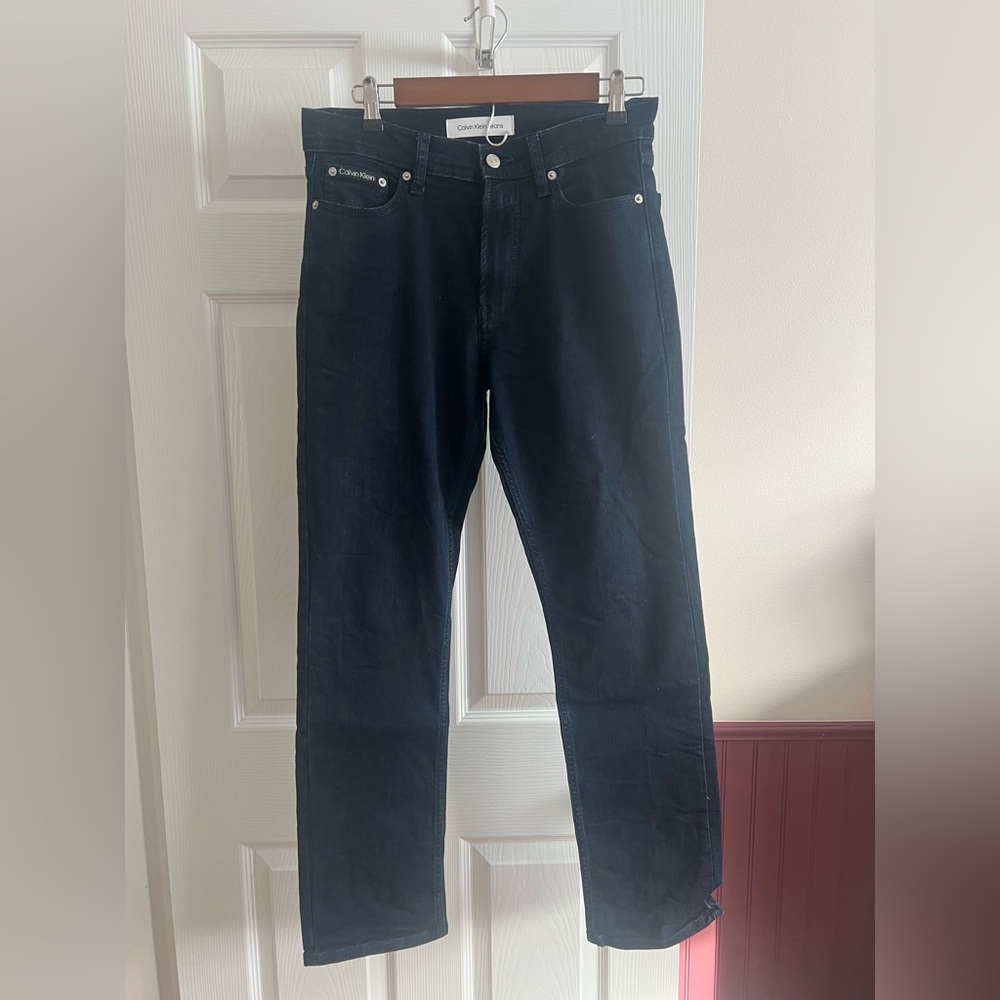 Calvin Klein Men's Dark Blue Jeans